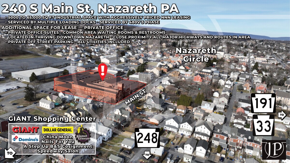 240 S Main St, Nazareth, PA à louer Photo du bâtiment- Image 1 de 94