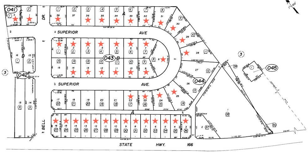 CNR of CA-166 & Bell Drive, New Cuyama, CA for sale - Plat Map - Image 3 of 16