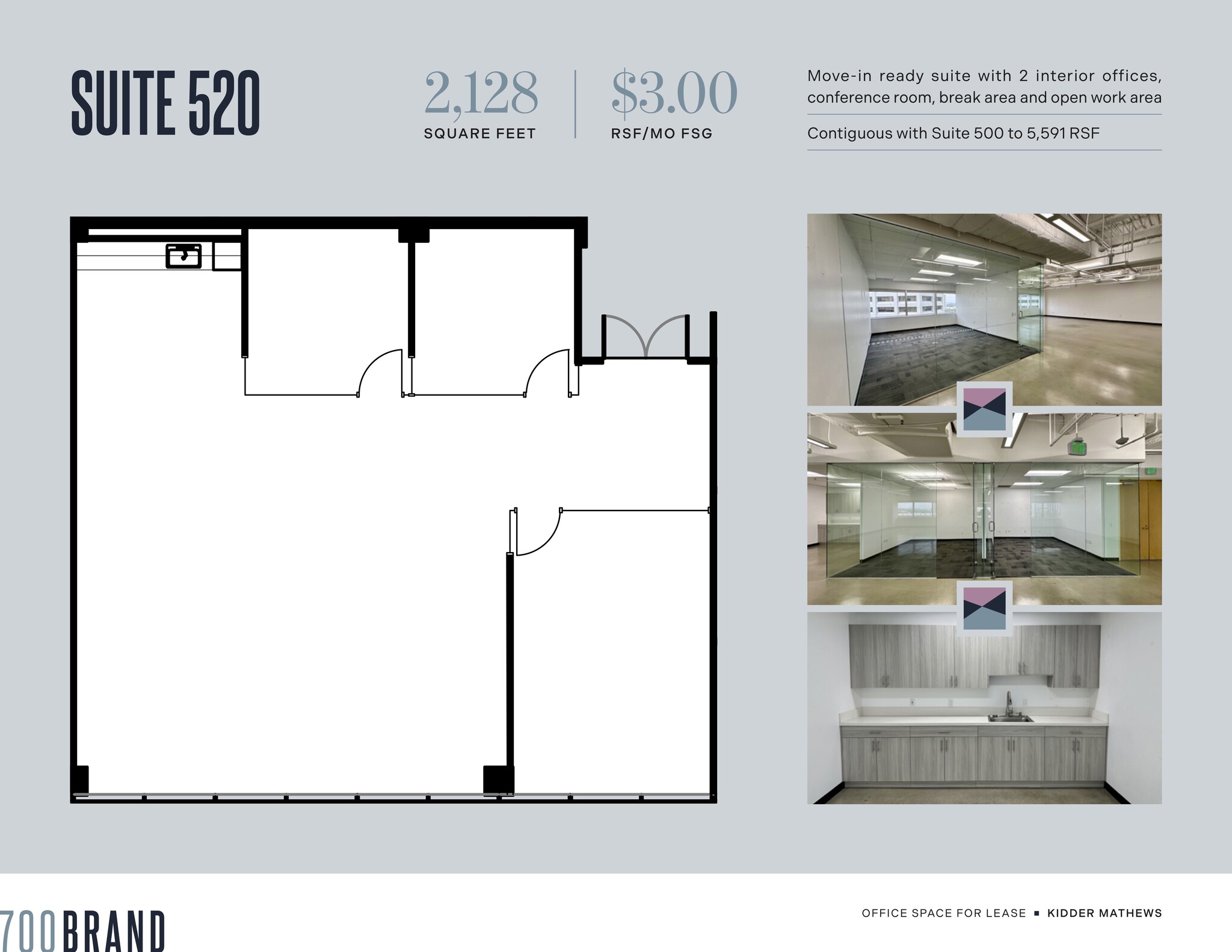 700 N Brand Blvd, Glendale, CA for lease Floor Plan- Image 1 of 4