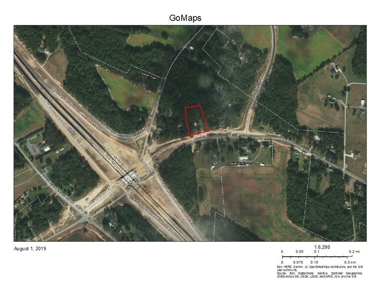 3024 Unionville Indian Trail Rd W, Indian Trail, NC à vendre - Aérien - Image 2 de 2