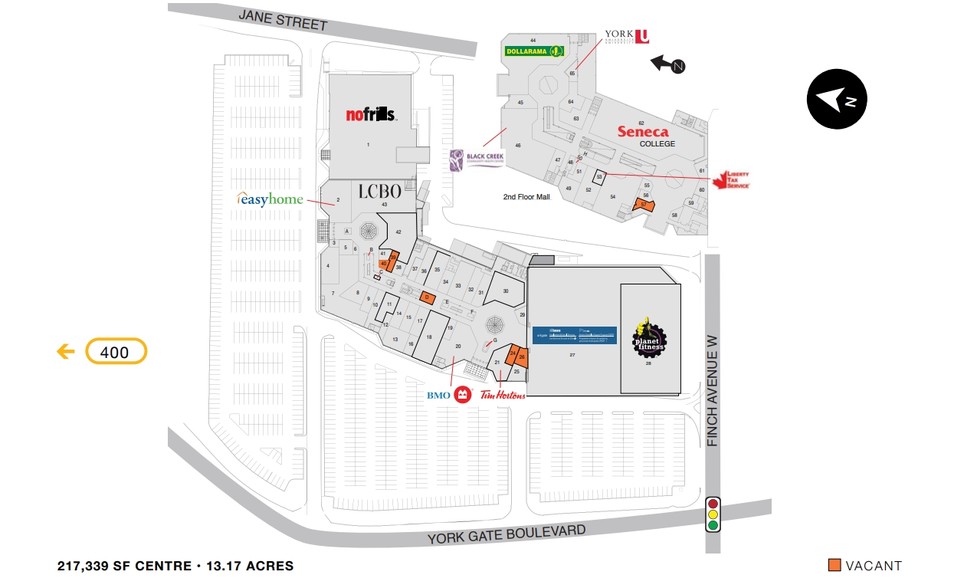 1 York Gate Blvd, Toronto, ON for lease - Site Plan - Image 3 of 9