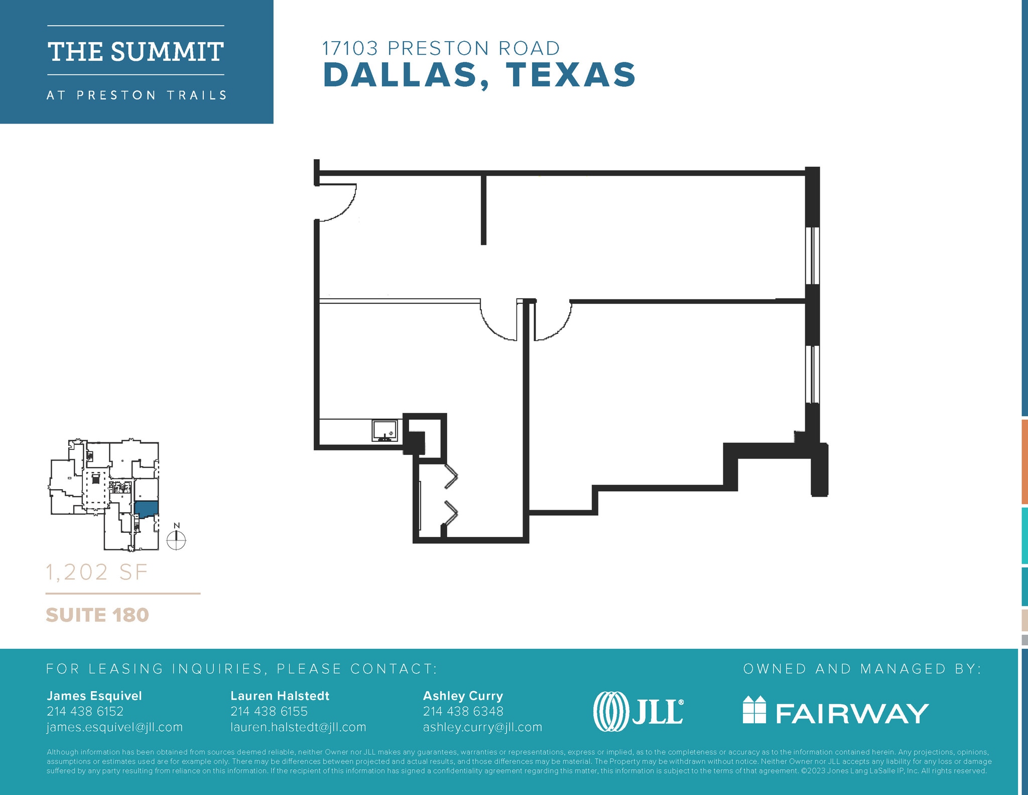 17101 Preston Rd, Dallas, TX for lease Floor Plan- Image 1 of 1