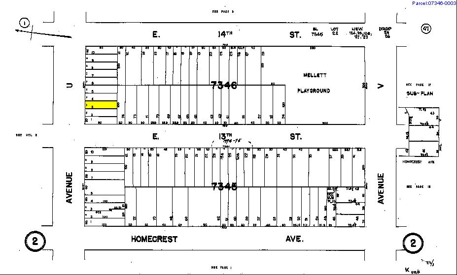 1306 Avenue U, Brooklyn, NY for lease - Plat Map - Image 2 of 3