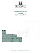 116 Albert St, Ottawa, ON for lease Floor Plan- Image 2 of 2