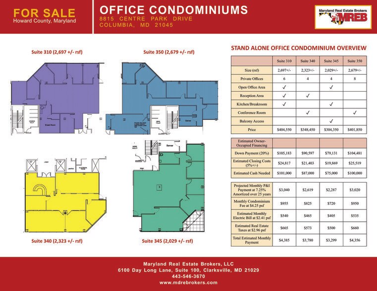 8815 Centre Park Dr, Columbia, MD à vendre - Photo du bâtiment - Image 3 de 14