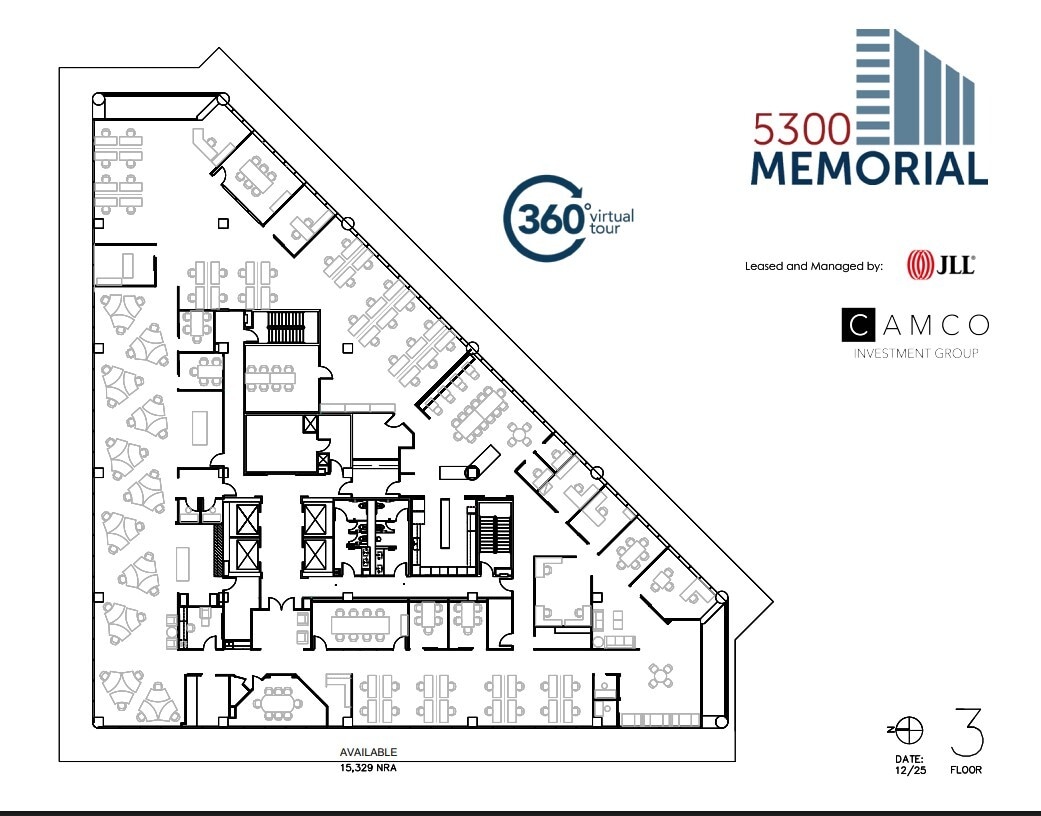 5300 Memorial Dr, Houston, TX à louer Plan d’étage- Image 1 de 1