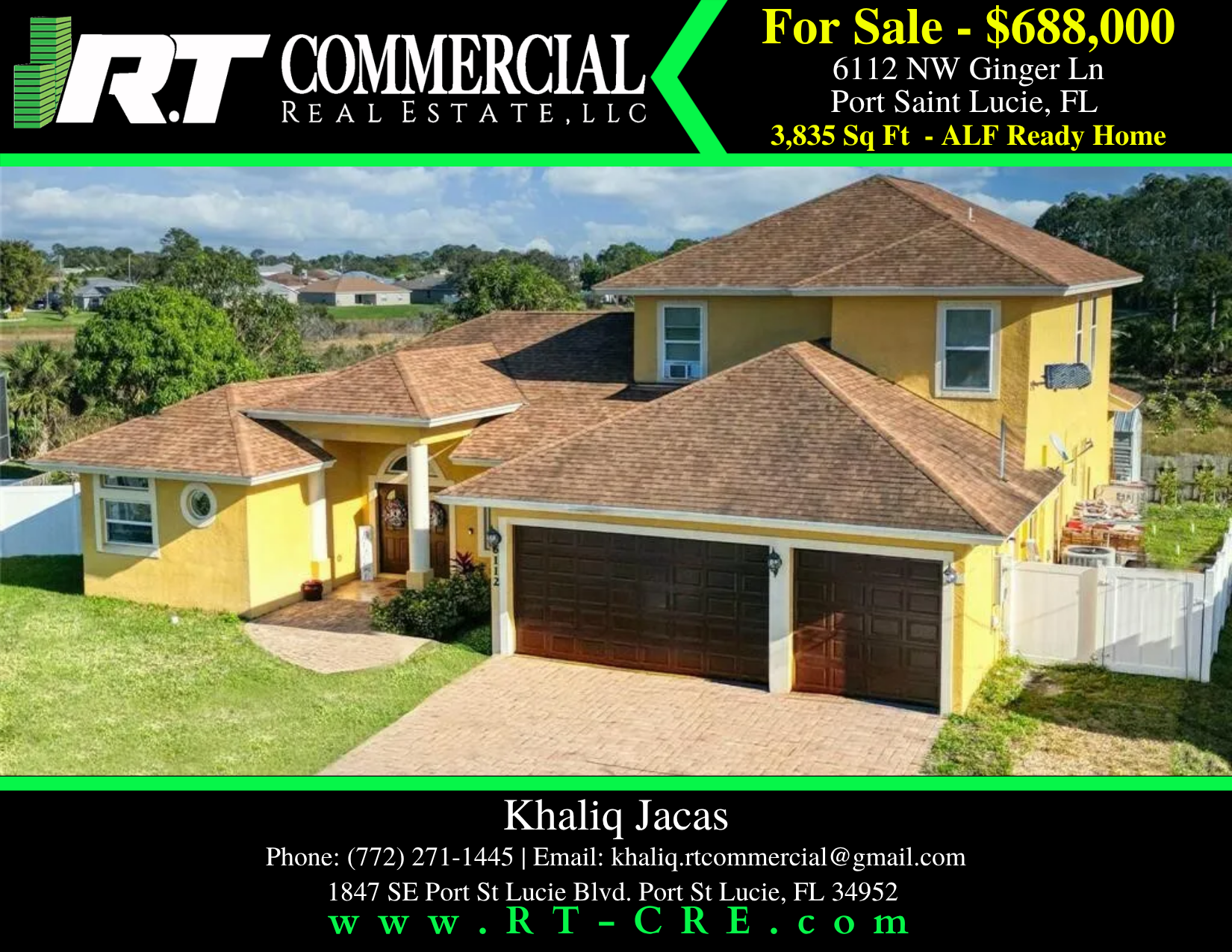 6112 NW Ginger Ln, Port Saint Lucie, FL for sale Building Photo- Image 1 of 10