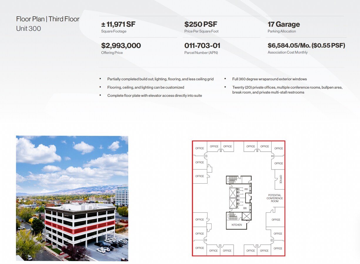 245 E Liberty St, Reno, NV 89501 - Unit 300 - - Floor Plan - Image 1 of 2