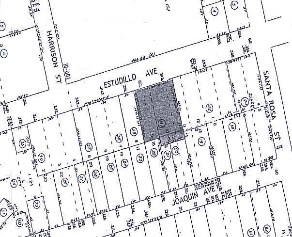 307-333 Estudillo Ave, San Leandro, CA à vendre - Plan cadastral - Image 2 de 3
