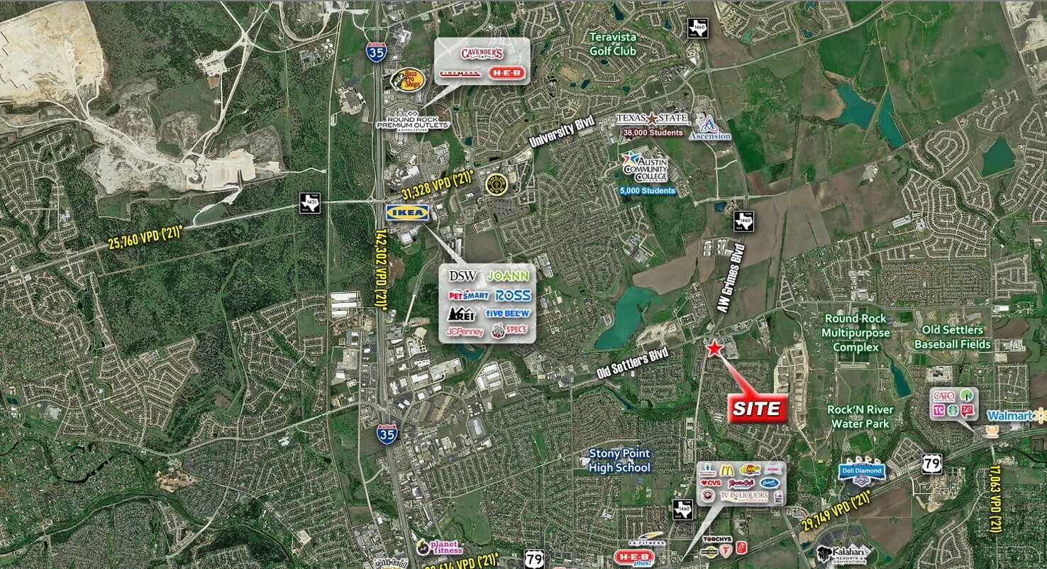 A W Grimes blvd, Round Rock, TX à vendre Photo du bâtiment- Image 1 de 2
