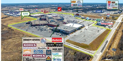 4901 Kickapoo Ave, Shawnee, OK - Aerial  map view