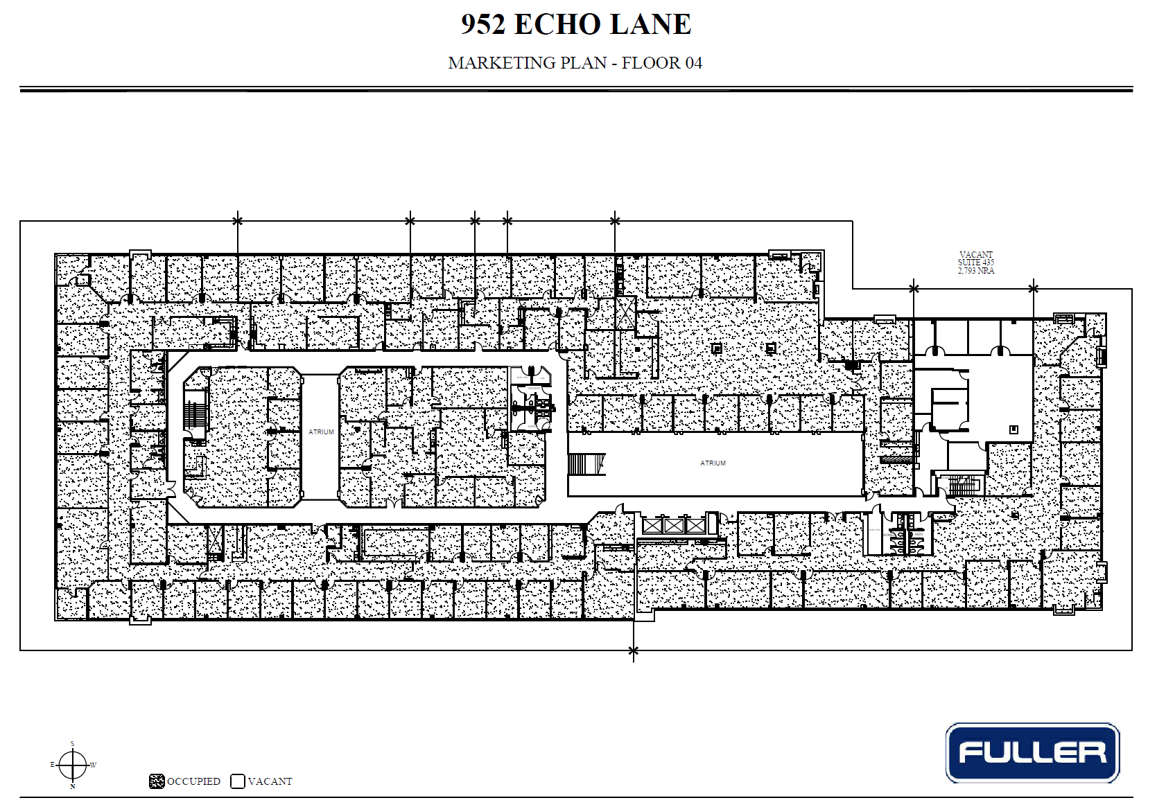 952 Echo Ln, Houston, TX à louer Plan d’étage- Image 1 de 1