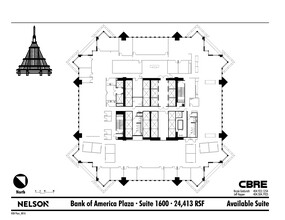 600 Peachtree St NE, Atlanta, GA à louer Plan d  tage- Image 1 de 1