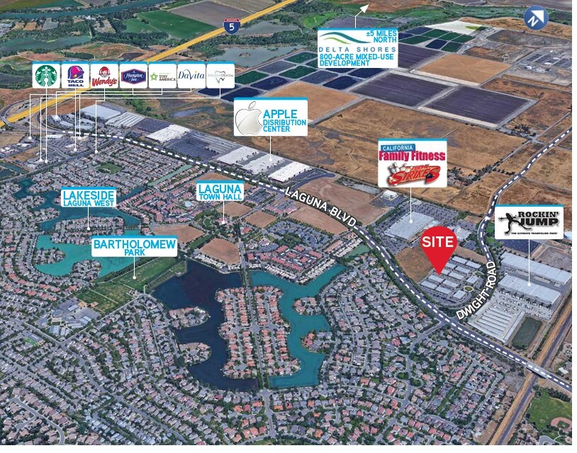 3125 Dwight Rd, Elk Grove, CA for sale Aerial- Image 1 of 1