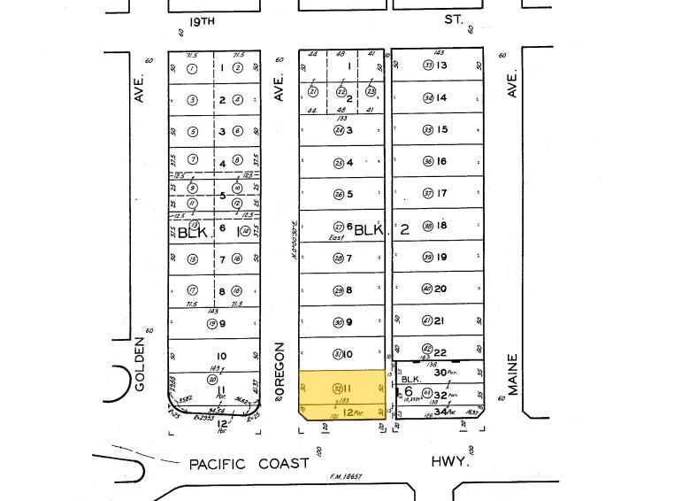 727-739 W Pacific Coast Hwy, Long Beach, CA à louer - Plan cadastral - Image 2 de 32