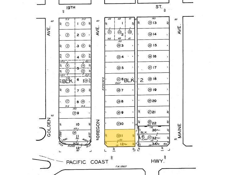 727-739 W Pacific Coast Hwy, Long Beach, CA for lease - Plat Map - Image 2 of 32