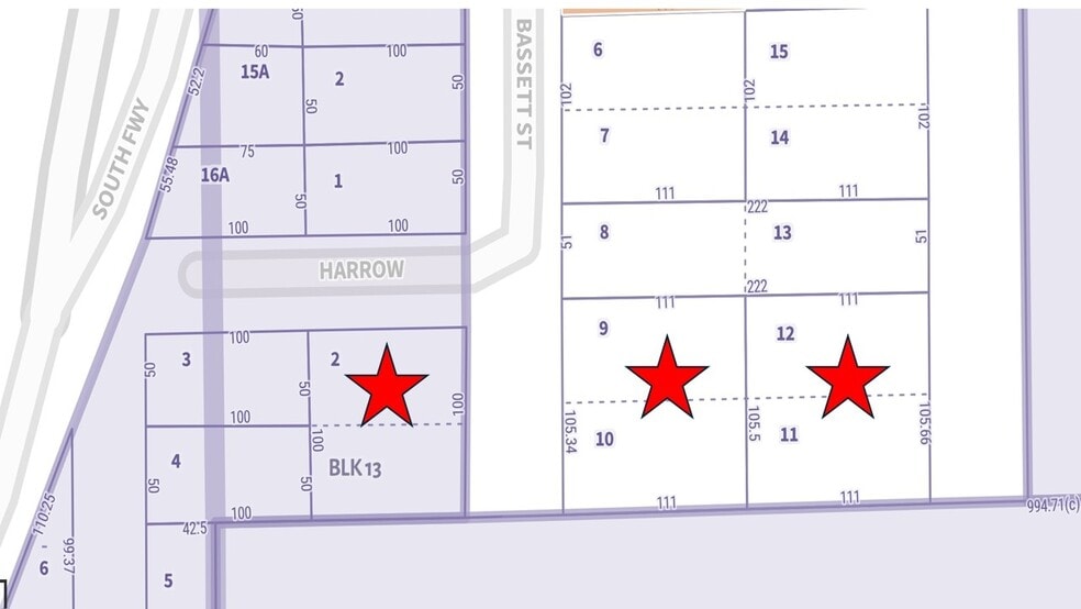 8433 Bassett Street, Houston, TX for sale - Plat Map - Image 2 of 9
