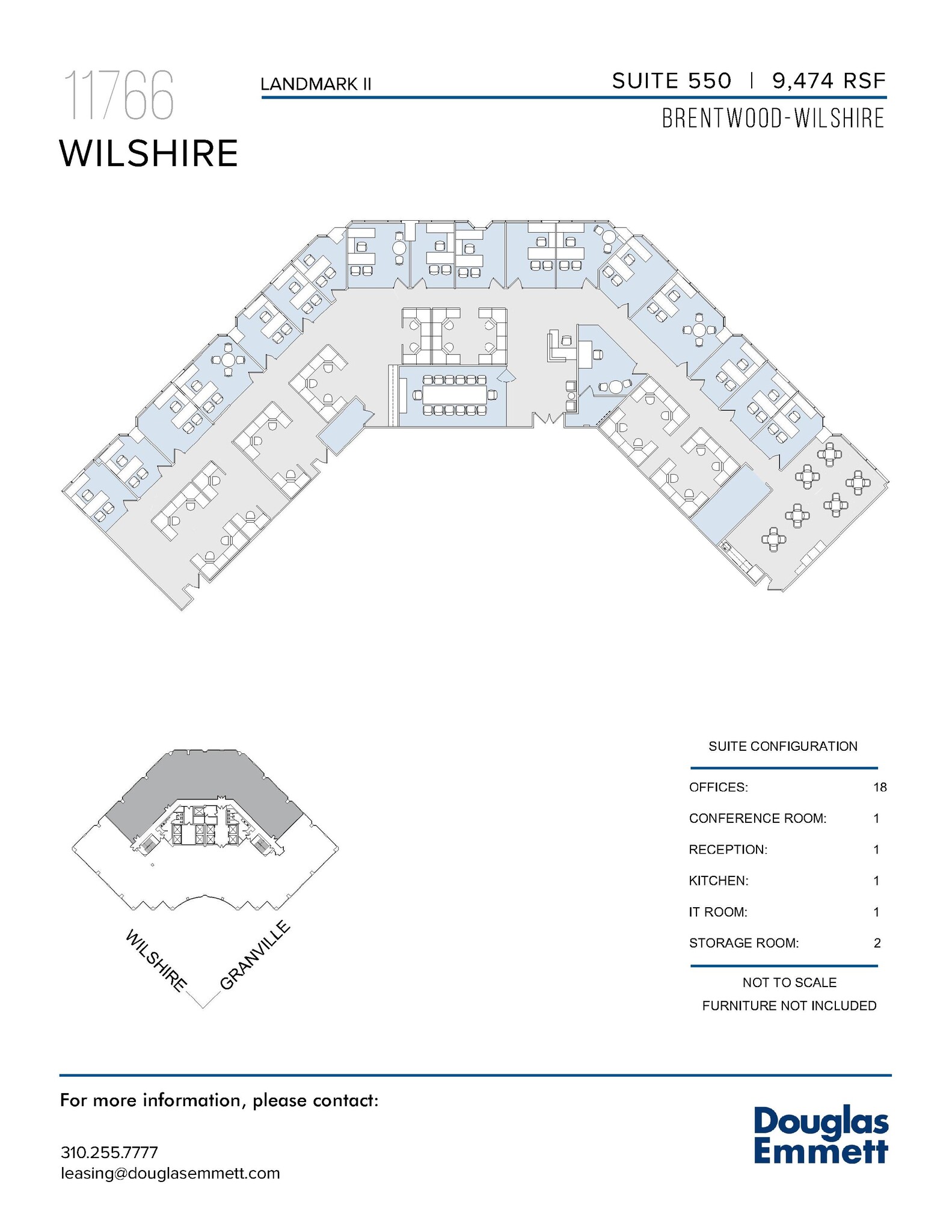 11766 Wilshire Blvd, Los Angeles, CA à louer Plan d’étage- Image 1 de 1