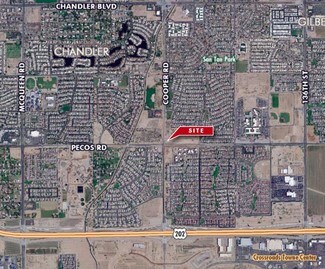 Plus de détails pour NEC Cooper Rd & Pecos Rd, Chandler, AZ - Terrain à vendre