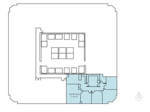 600 University St, Seattle, WA à louer Plan d’étage- Image 1 de 1