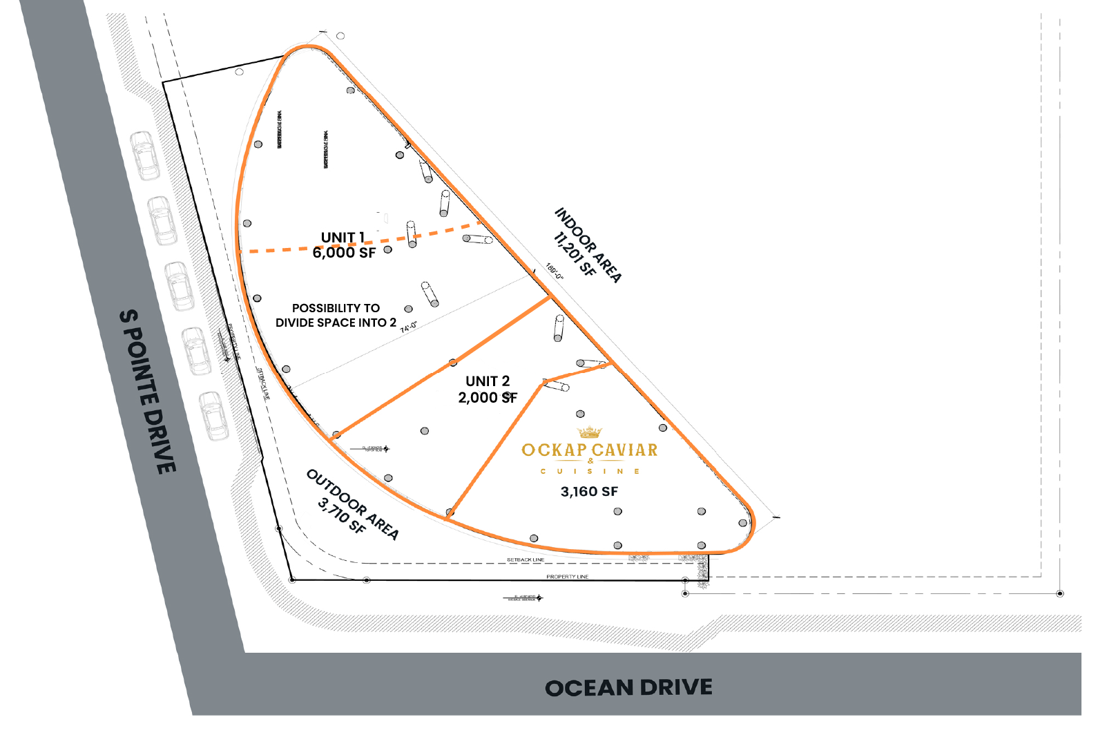 1 Collins Ave, Miami Beach, FL for lease Floor Plan- Image 1 of 11