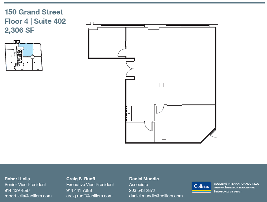150 Grand St, White Plains, NY for lease Floor Plan- Image 1 of 2