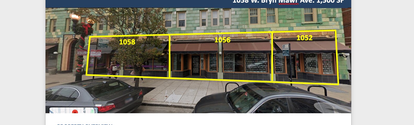 1052-1070 W Bryn Mawr Ave, Chicago, IL for lease Building Photo- Image 1 of 6