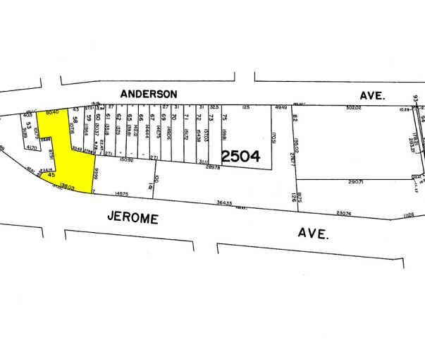 948 Anderson Ave, Bronx, NY à louer - Plan cadastral - Image 2 de 2