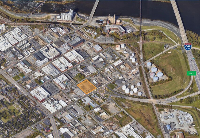 401 Maury St, Richmond, VA for lease - Aerial - Image 1 of 3