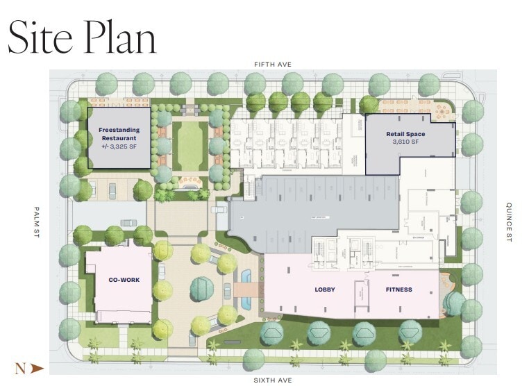 6th and Palm, San Diego, CA for lease Site Plan- Image 1 of 1