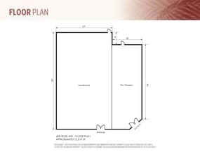 402 Rose Ave, Venice, CA for lease Floor Plan- Image 1 of 1
