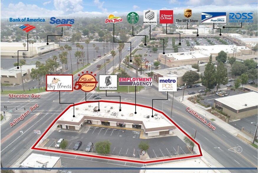 5300 Arlington Ave, Riverside, CA à vendre - Aérien - Image 2 de 12