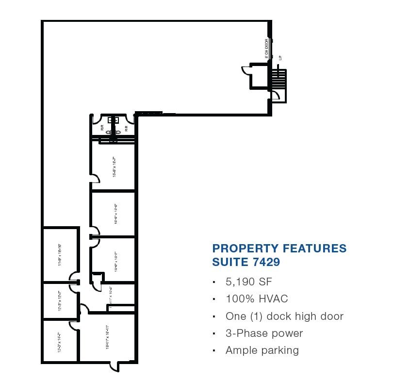 7450-7470 Dogwood Park, Richland Hills, TX for lease Floor Plan- Image 1 of 1