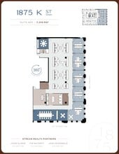 1875 K St NW, Washington, DC for lease Floor Plan- Image 1 of 3