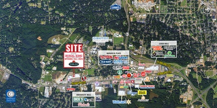 2308-2310 Highway 45 N, Columbus, MS - AERIAL  map view