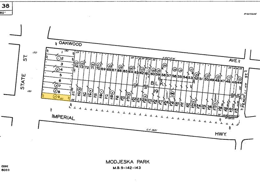 3101 Imperial Hwy, Lynwood, CA for lease - Plat Map - Image 3 of 4