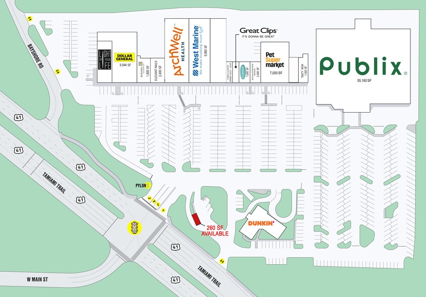 4255 Tamiami Trl, Port Charlotte, FL for lease - Site Plan - Image 2 of 3