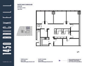 1450 Brickell Ave, Miami, FL for lease Floor Plan- Image 1 of 1