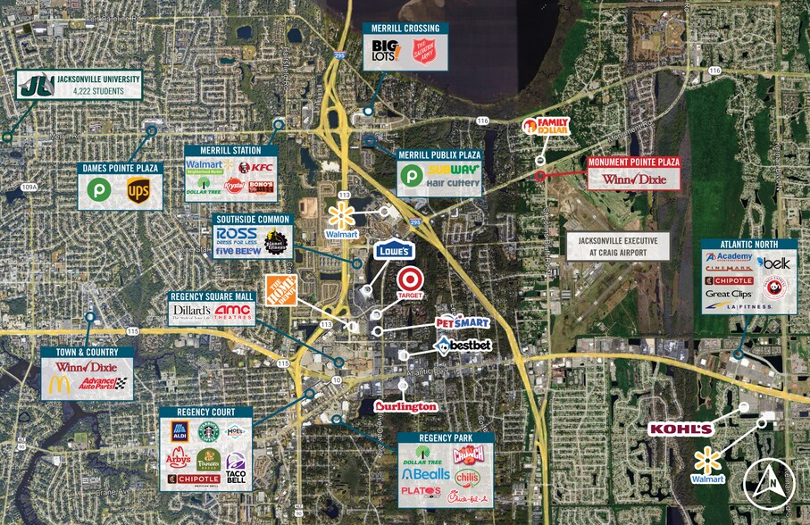 1531 Monument Rd, Jacksonville, FL à louer - Photo du bâtiment - Image 2 de 2