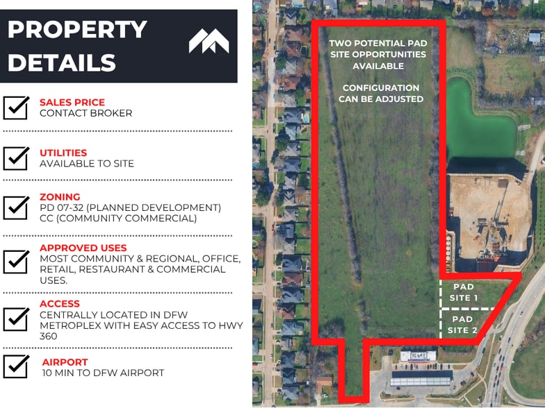 NWQ State Highway 360 & Sublett Rd, Arlington, TX for sale - Building Photo - Image 2 of 2