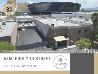 Plus de détails pour 5360 Procyon St, Las Vegas, NV - Industriel/Logistique à louer