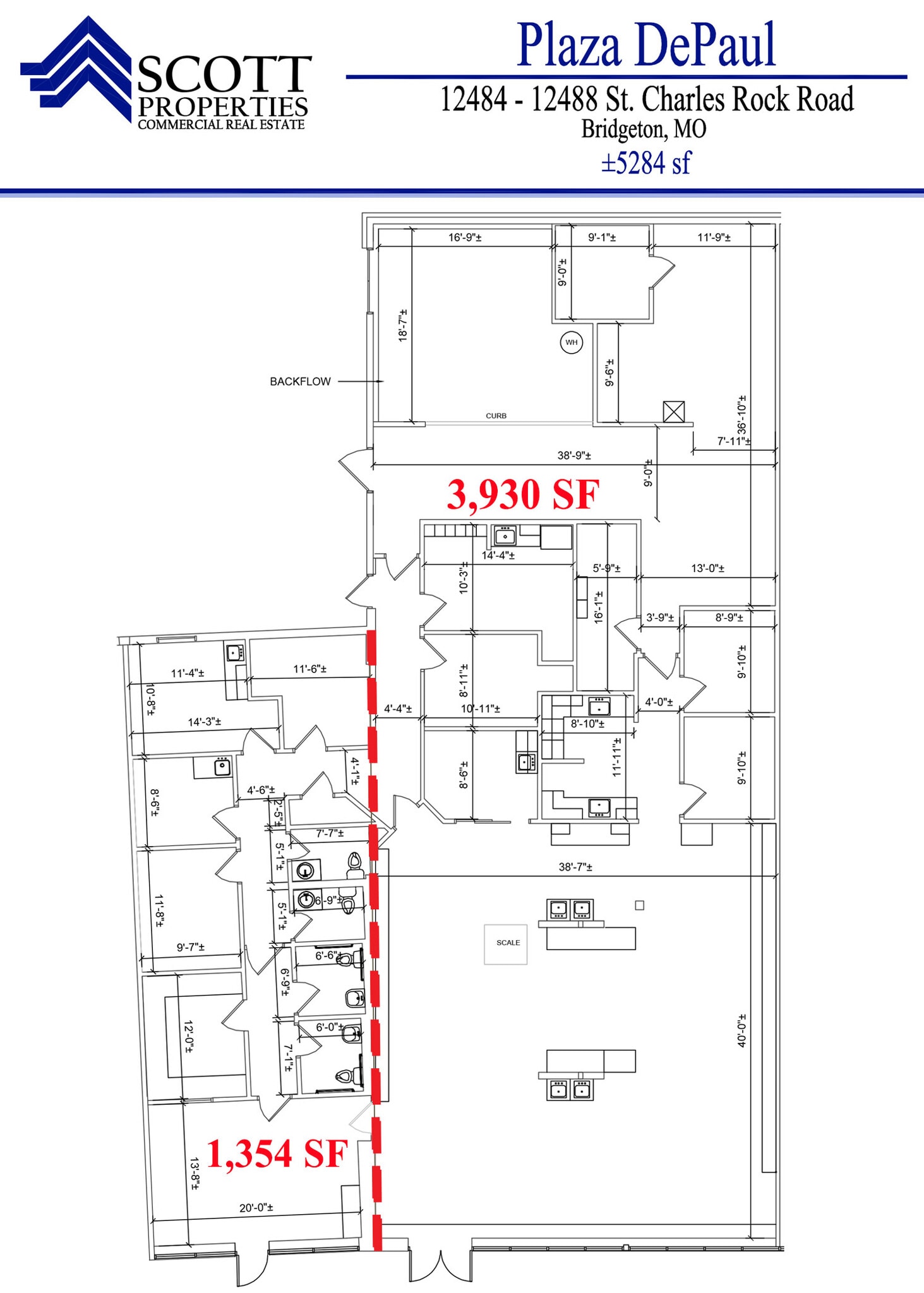 12400-12490 St. Charles Rock Rd, Bridgeton, MO for lease Building Photo- Image 1 of 1