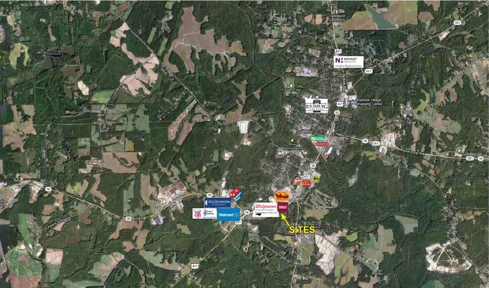 000 US 401 Hwy, Louisburg, NC à vendre - Aérien - Image 2 de 3