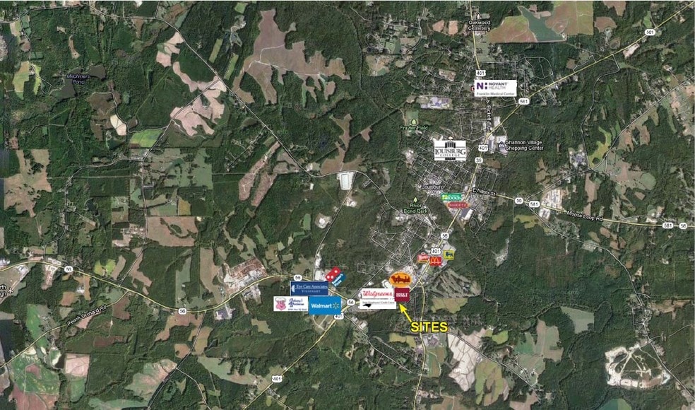 000 US 401 Hwy, Louisburg, NC à vendre - Aérien - Image 2 de 3