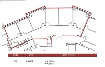470 Olde Worthington Rd, Westerville, OH à louer Plan d’étage- Image 1 de 1