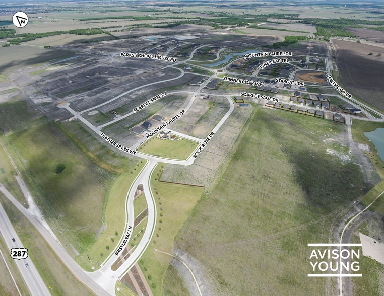 Hwy 287 & Dartmoor Dr, Waxahachie, TX for sale - Aerial - Image 3 of 6