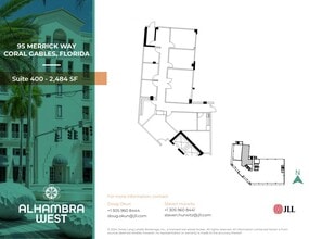 95 Merrick Way, Coral Gables, FL for lease Floor Plan- Image 1 of 1