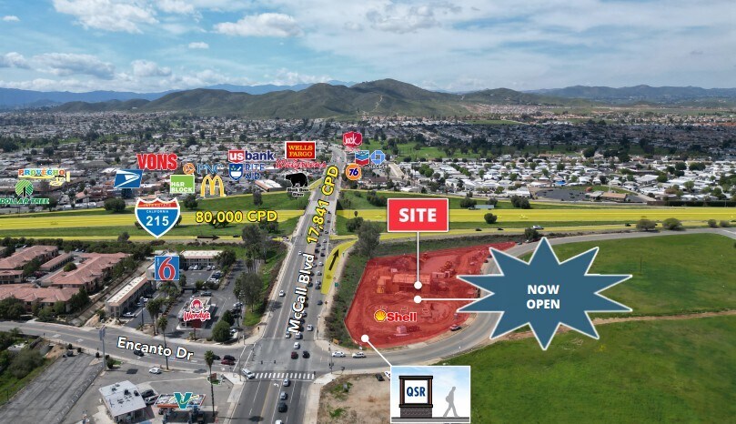 McCall Blvd & Encanto Dr, Menifee, CA à louer Aérien- Image 1 de 3