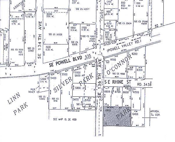 3530 SE 136th Ave, Portland, OR for sale - Plat Map - Image 2 of 2