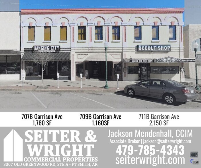 709-711 Garrison Ave, Fort Smith, AR à louer - Photo du bâtiment - Image 1 de 2